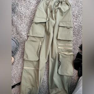 Green cargo pants